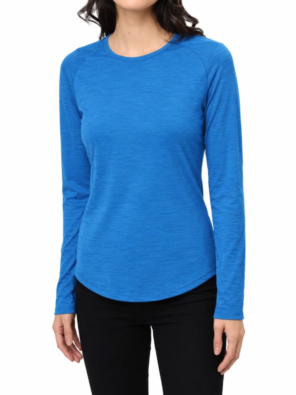CLOUDVEIL 100% Merino Wool Base Layer Top Shirt Blue XL Long Sleeve Outdoor